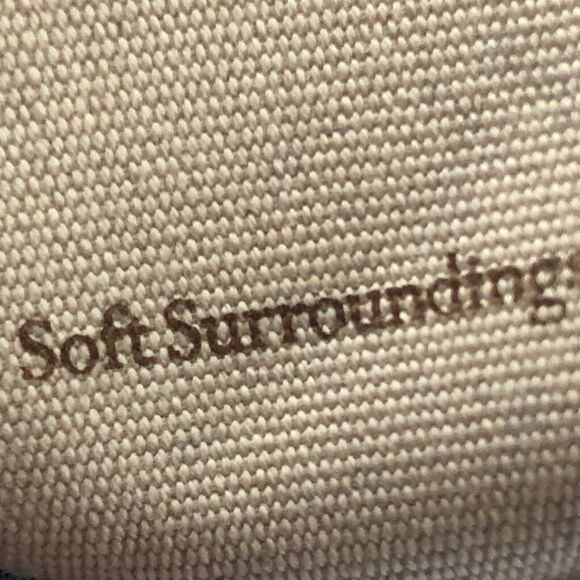 Soft Surroundings Plaid Oversized Long Line Super Soft Navy Gray Shacket Top Med - Picture 12 of 12